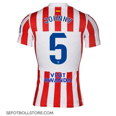 Atletico Madrid Johnny Cardoso #5 Replika Hemmatröja 2025-26 Kortärmad Atletico Madrid Johnny Cardoso #5 Replika Hemmatröja 2025-26 Kortärmad